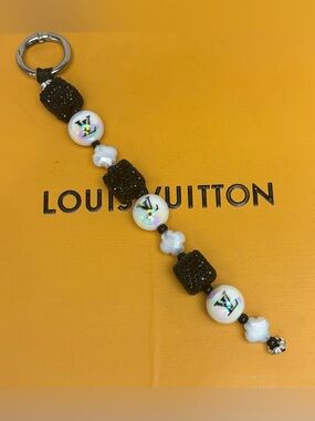 Louis Vuitton Rhinestone Clover Bag Charm 7 inches